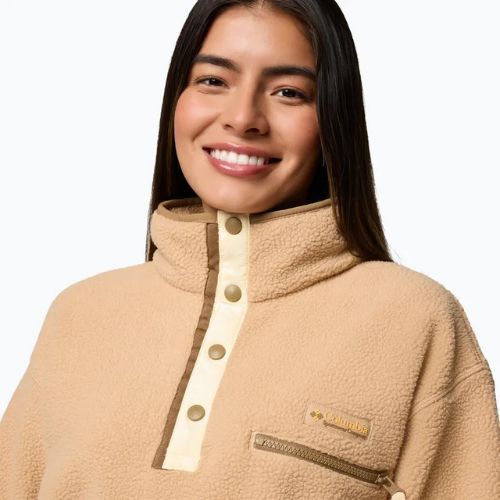 Кофта флісова жіноча Columbia Helvetia II Cropped Half Snap Fleece canoe