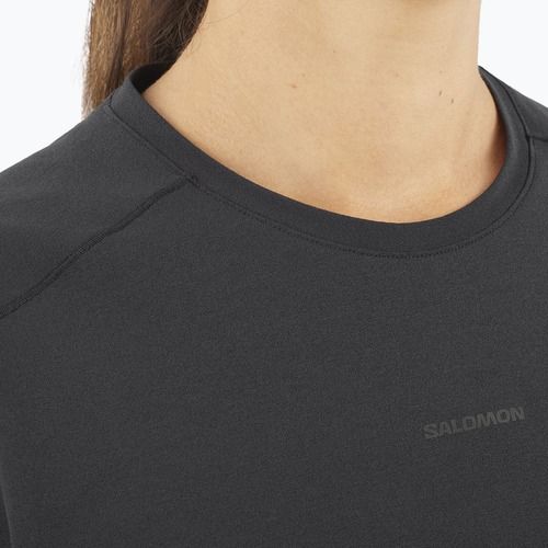 Футболка жіноча Salomon Trackline Tee SS deep black
