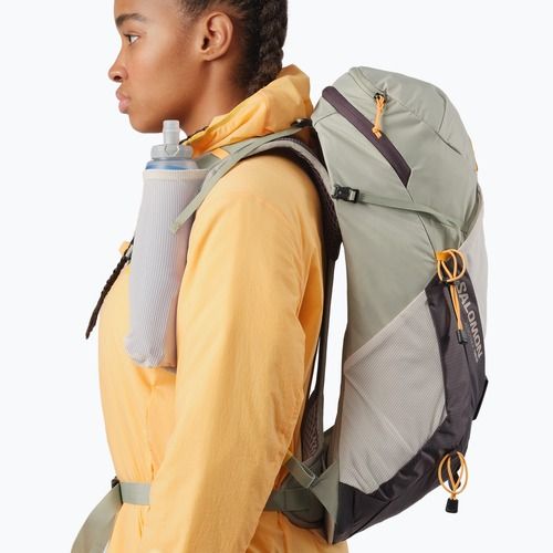 Рюкзак туристичний жіночий Salomon Aerotrek 18 л S-M seagrass/silver cloud/nine iron