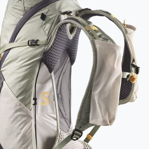 Рюкзак туристичний жіночий Salomon Aerotrek 18 л S-M seagrass/silver cloud/nine iron