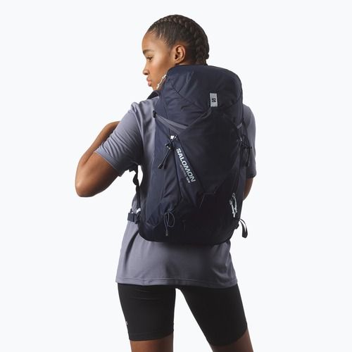 Рюкзак туристичний жіночий Salomon Aerotrek 18 л M-L maritime blue/mood indigo/ballad blue