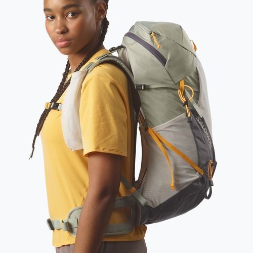 Рюкзак туристичний жіночий Salomon Aerotrek 28 л S-M seagrass/silver cloud/nine iron
