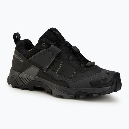 Чоловічі трекінгові черевики Salomon X ULTRA 5 GTX чорні / асфальт / замок
