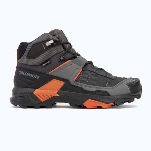 Чоловічі трекінгові черевики Salomon X Ultra 5 MID GTX асфальт / кастерок / палена охра