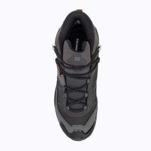 Чоловічі трекінгові черевики Salomon X Ultra 5 MID GTX асфальт / кастерок / палена охра