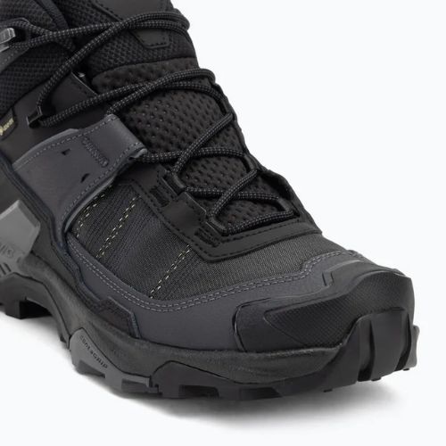 Чоловічі трекінгові черевики Salomon X Ultra 5 MID GTX чорні / асфальт / замок