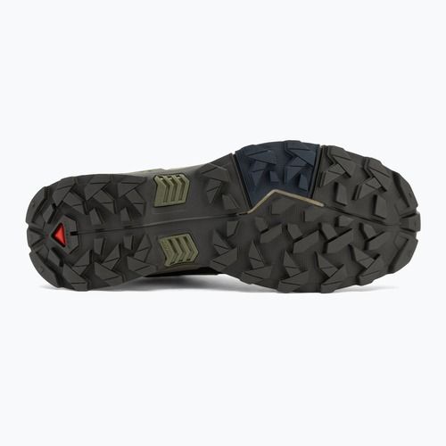 Чоловічі трекінгові черевики Salomon X Ultra 5 MID GTX торф'яні / сіро-зелені / сині ночі