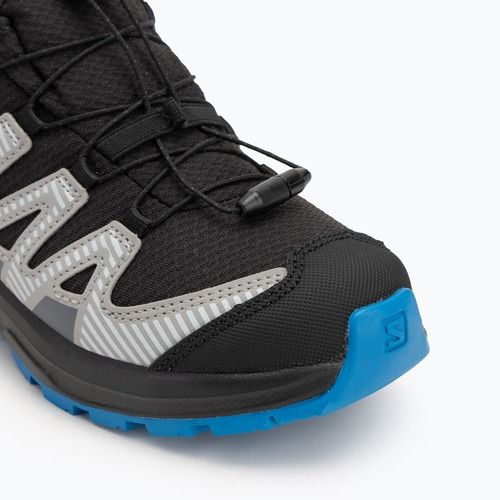 Дитячі туристичні черевики Salomon XA PRO V8 MID WP black/monument /french blue