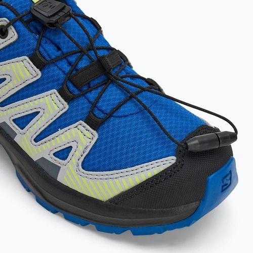 Черевики туристичні дитячі Salomon XA PRO V8 WP nautical blue/black/sharp green