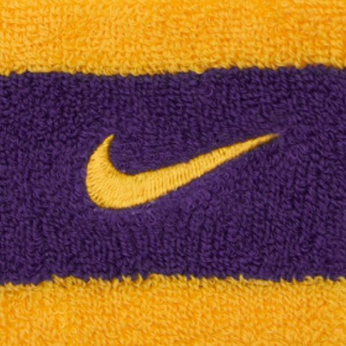 Напульсники Nike Swoosh Wristbands university gold/court purple/university gold
