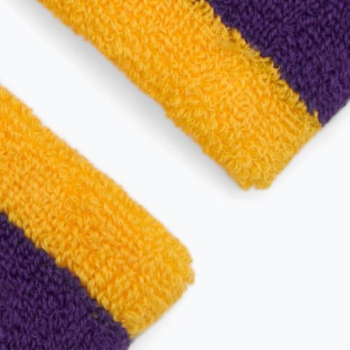 Напульсники Nike Swoosh Wristbands university gold/court purple/university gold