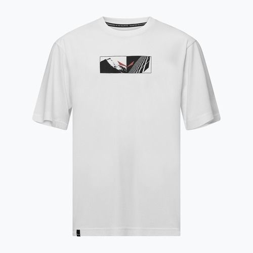 Чоловіча футболка Salewa Eagle Hybrid Loose оптична біла