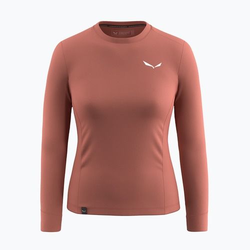 Лонгслів трекінговий жіночий Salewa Puez Dry etruscan red