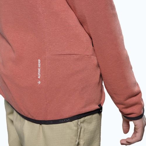 Жіночий трекінговий світшот Salewa Agner Hemp 2 Hooded etruscan red