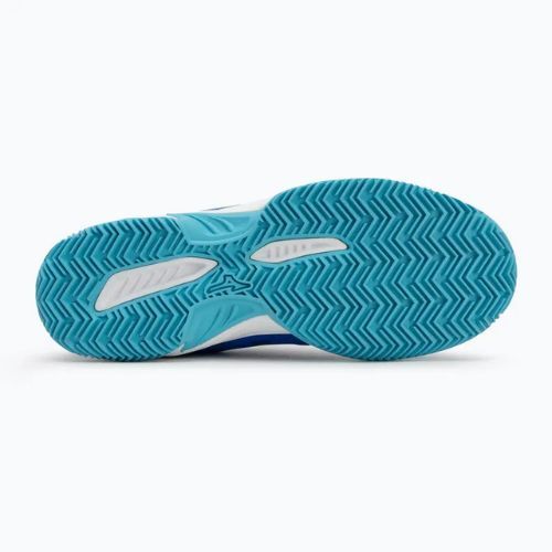 Кросівки тенісні Mizuno Break Shot 4 CC mugen blue/ white/ river blue