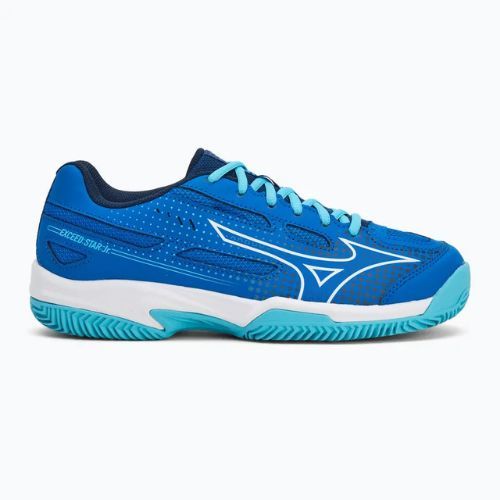 Кросівки тенісні дитячі Mizuno Exceed Star CC mugen blue/ white/ river blue