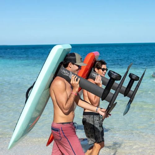 Комплект підйомних плівок 4'9 Seafoam 200-v2/38 + акумуляторна батарея 1,5 повна + 32-дюймовий двигун з шнуром змінного струму синій