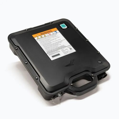 Комплект підйомних плівок 4'9 Seafoam 200-v2/38 + акумуляторна батарея 1,5 повна + 32-дюймовий двигун з шнуром змінного струму синій