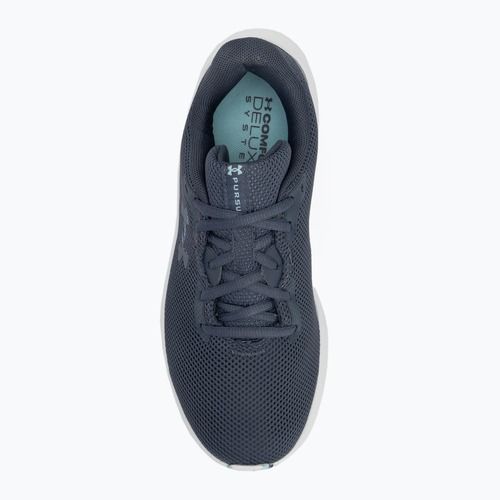 Кросівки для бігу жіночі Under Armour Charged Pursuit 4 downpour gray/downpour gray/metallic gravel