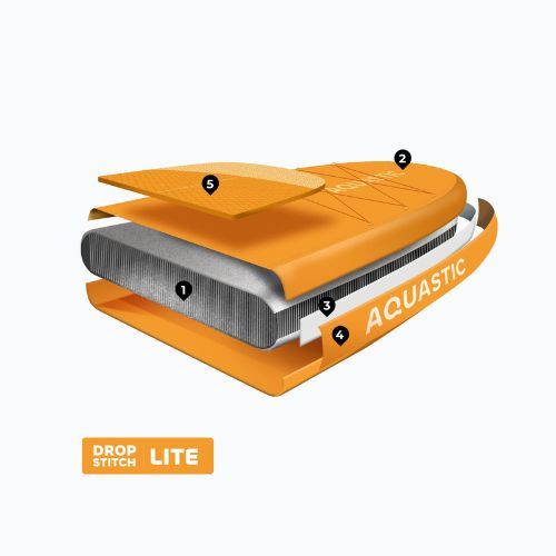 Набір дошка SUP надувна AQUASTIC This 12'0" orange