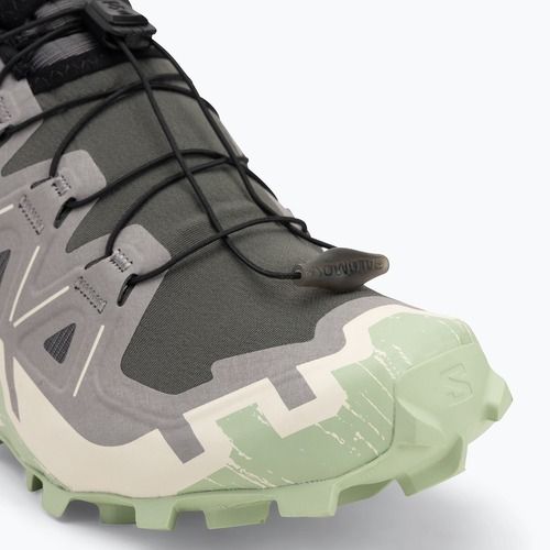 Кросівки для бігу жіночі Salomon Speedcross 6 castlerock/vanilla ice/smoke green