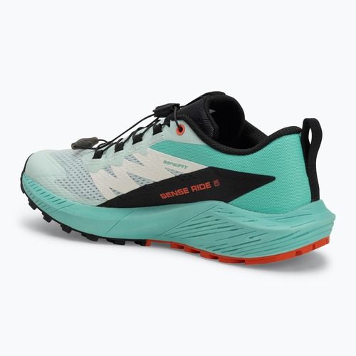 Кросівки для бігу жіночі Salomon Sense Ride 5 bay/black/cherry tomato