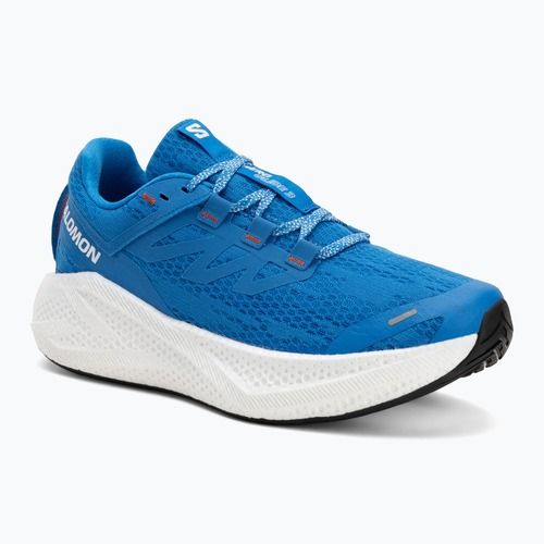 Кросівки для бігу чоловічі Salomon Aero Glide 3 french blue/white/cherry tomato