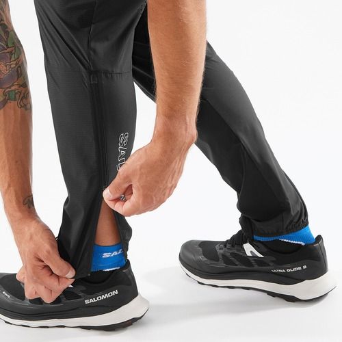 Штани для бігу чоловічі Salomon Bonatti Trail deep black