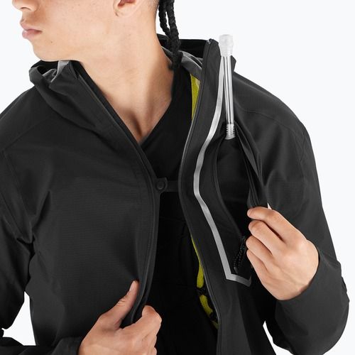 Куртка для бігу чоловіча Salomon Bonatti Trail deep black