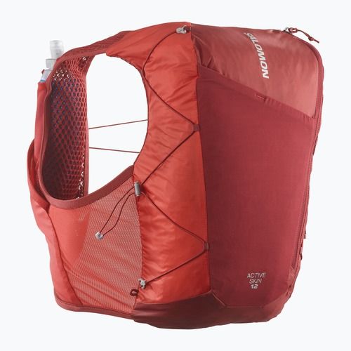 Жилет для бігу Salomon Active Skin 12 Set red dahlia/high risk red