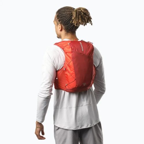 Жилет для бігу Salomon Active Skin 12 Set red dahlia/high risk red