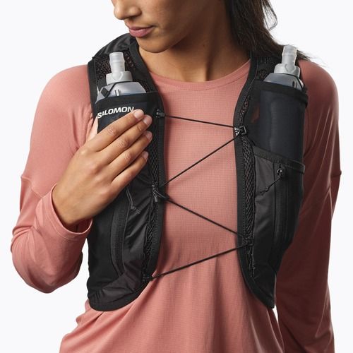 Жилет для бігу жіночий Salomon Active Skin 12 Set black/metal