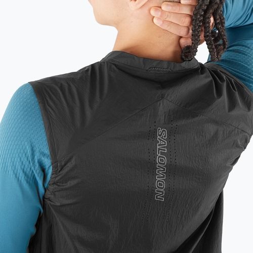 Жилет для бігу чоловічий Salomon Sense Aero Wind deep black