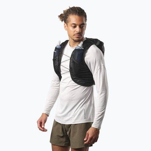 Жилет для бігу Salomon Active Skin 12 No Flasks black/metal