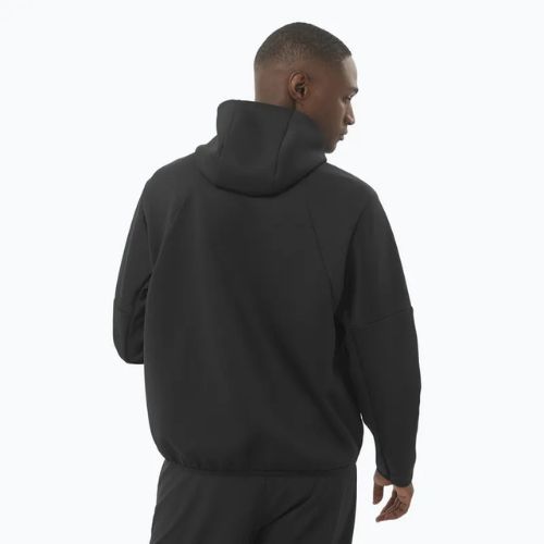 Кофта чоловіча Salomon SHAKEout Half Zip Hooded deep black