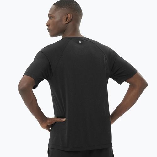 Футболка для бігу чоловіча Salomon SHAKEout Core deep black