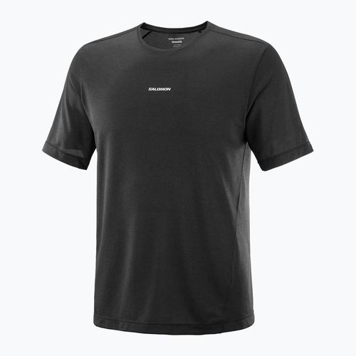 Футболка для бігу чоловіча Salomon SHAKEout Core deep black