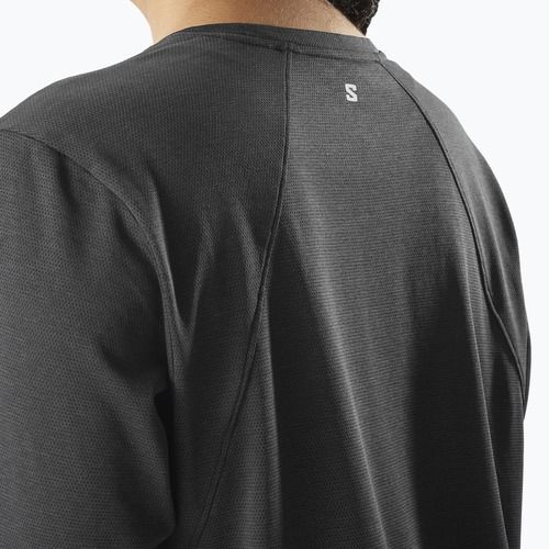Лонгслів для бігу жіночий Salomon SHAKEout Core deep black