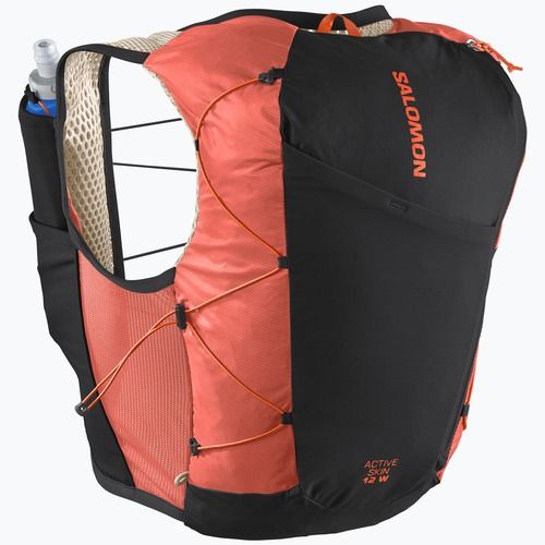 Жилет для бігу жіночий Salomon Active Skin 12 Set emerglow/black