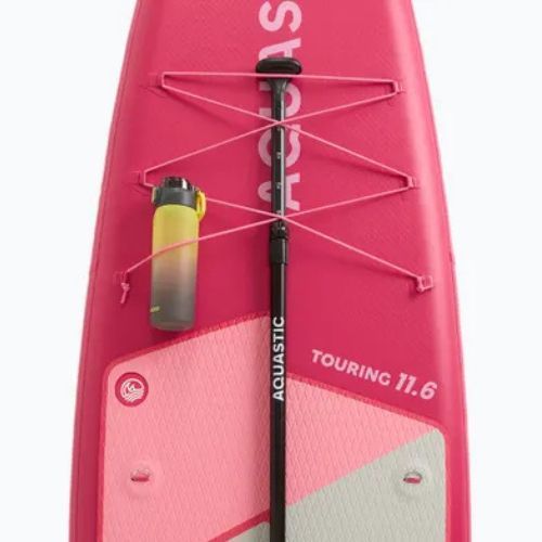 Набір дошка SUP надувна AQUASTIC Touring 11'6" pink