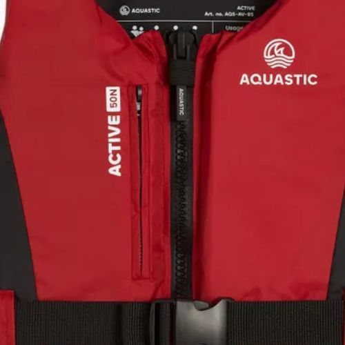 Жилет страхувальний AQUASTIC Active 50N червоний