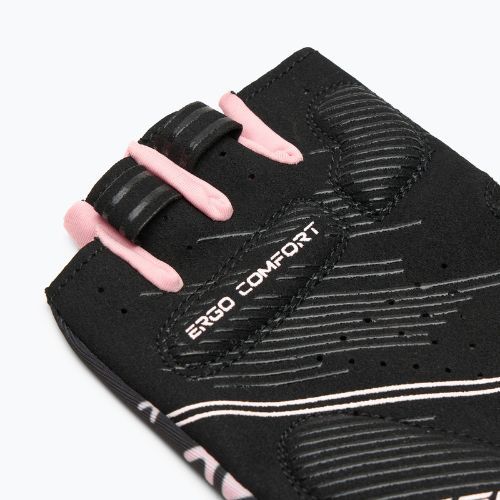 Рукавички велосипедні жіночі ATTABO Vito WMNS gel shock proof рожевий/чорний