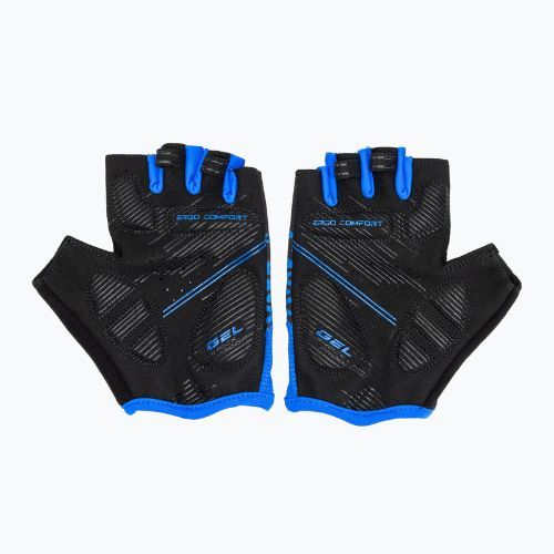 Рукавички велосипедні ATTABO Vito gel shock proof блакитний/чорний