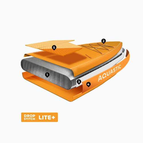 Дошка SUP AQUASTIC Touring 12'6" помаранчевий