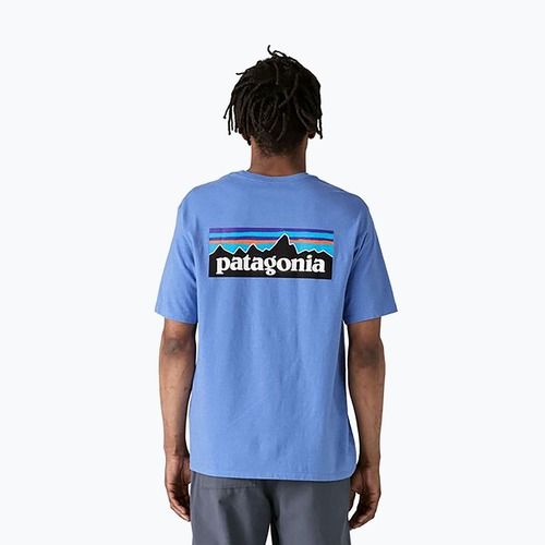 Футболка чоловіча Patagonia P-6 Logo Responsibili-Tee abundant blue