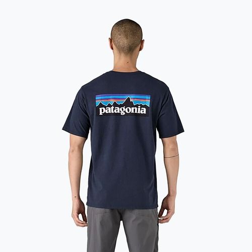 Футболка чоловіча Patagonia P-6 Logo Responsibili-Tee new navy
