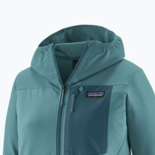 Куртка софтшел жіноча Patagonia R1 CrossStrata Hoody wetland blue