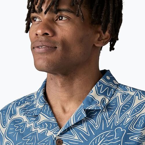 Чоловіча сорочка Patagonia Tidal Threads Camp бджоли і штани/синій