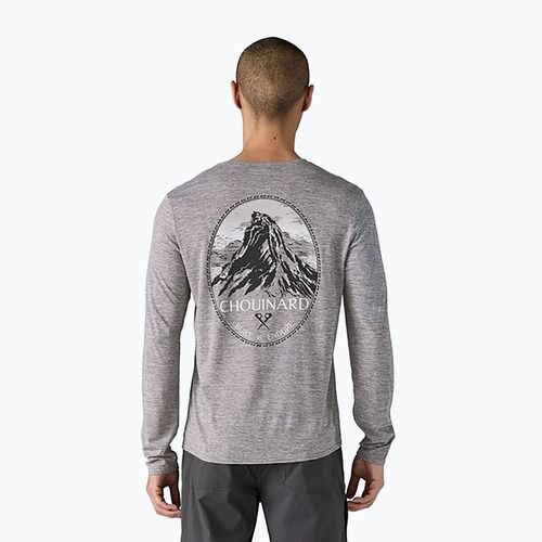 Лонгслів чоловічий Patagonia Cap Cool Daily Graphic Lands chouinard crest/feather grey