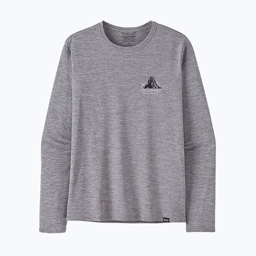 Лонгслів чоловічий Patagonia Cap Cool Daily Graphic Lands chouinard crest/feather grey